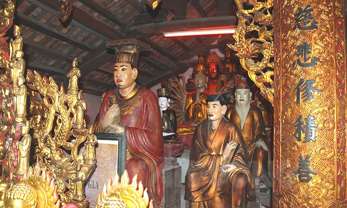 Quan tâm bảo tồn hệ thống tượng chùa Đan Tràng